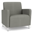 Lesro Ravenna Lounge Reception Wide Guest Chair in Gray
