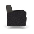 Lesro Ravenna Lounge Reception Wide Guest Chair in Gray