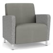 Lesro Ravenna Lounge Reception Wide Guest Chair in Gray
