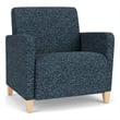 Lesro Ravenna Lounge Reception Wide Guest Chair in Blue