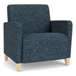 Lesro Ravenna Lounge Reception Wide Guest Chair in Blue