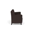 Lesro Ravenna Lounge Reception 3 Seat Tandem Seating No Center Arms in Brown