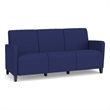 Lesro Ravenna Lounge Reception 3 Seat Tandem Seating No Center Arms in Blue