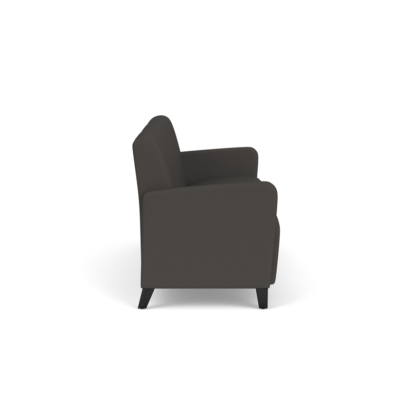 Lesro Ravenna Lounge Reception 3 Seat Tandem Seating No Center Arms in Gray