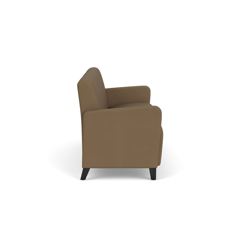 Lesro Ravenna Lounge Reception 3 Seat Tandem Seating No Center Arms in Brown