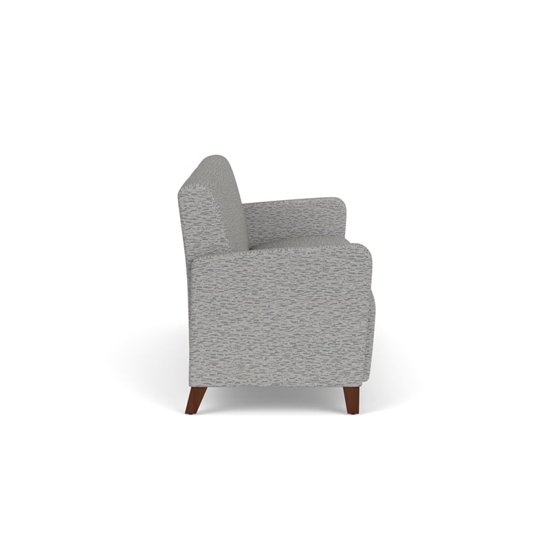 Lesro Ravenna Lounge Reception 3 Seat Tandem Seating No Center Arms in Gray