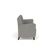 Lesro Ravenna Lounge Reception 3 Seat Tandem Seating No Center Arms in Gray