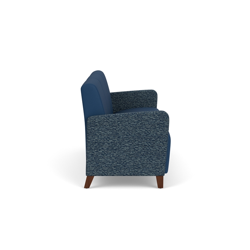 Lesro Ravenna Lounge Reception 3 Seat Tandem Seating No Center Arms in Blue