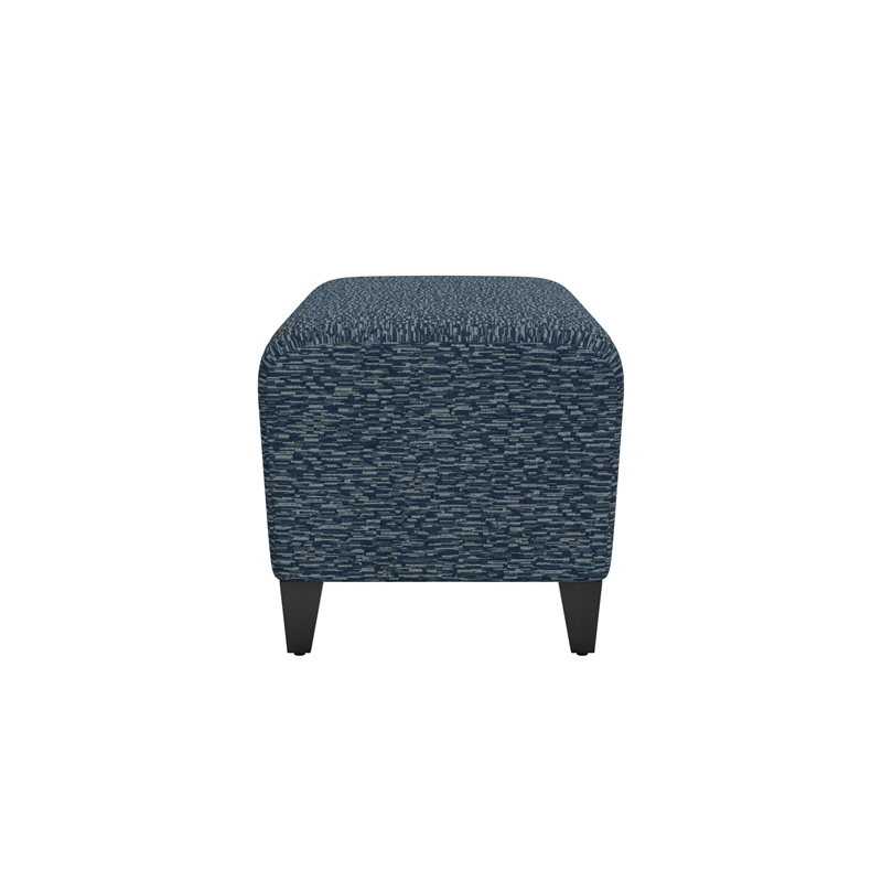 Lesro Ravenna Lounge Reception Loveseat Bench in Blue