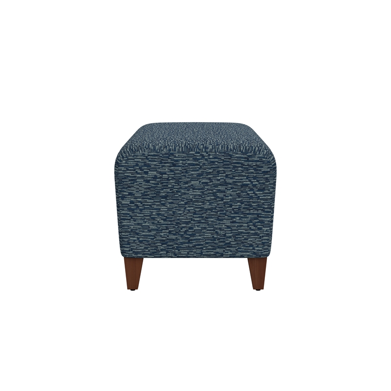 Lesro Ravenna Lounge Reception Loveseat Bench in Blue