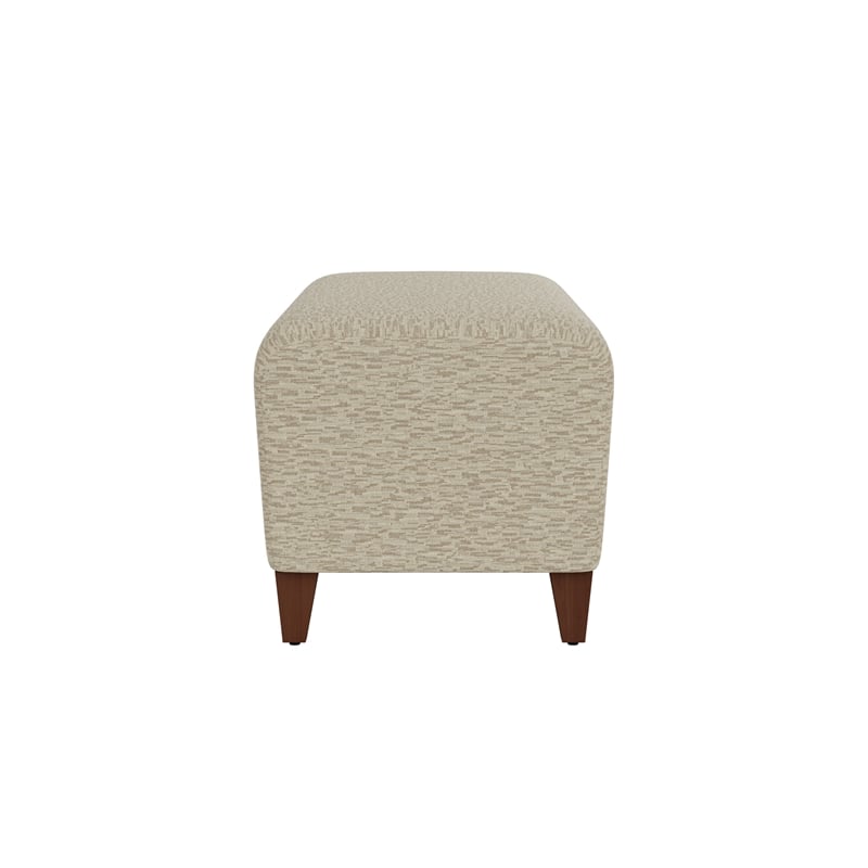 Lesro Ravenna Lounge Reception Loveseat Bench in Beige