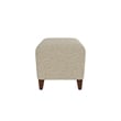 Lesro Ravenna Lounge Reception Loveseat Bench in Beige