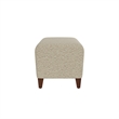 Lesro Ravenna Lounge Reception Loveseat Bench in Beige
