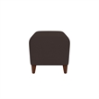 Lesro Ravenna Lounge Reception Loveseat Bench in Brown