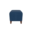 Lesro Ravenna Lounge Reception Loveseat Bench in Blue