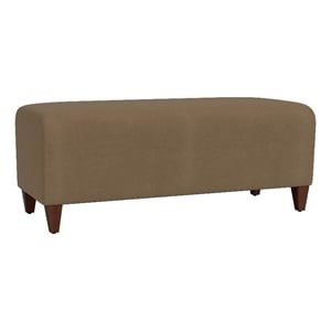 Lesro Ravenna Lounge Reception Loveseat Bench in Brown