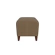 Lesro Ravenna Lounge Reception Loveseat Bench in Brown