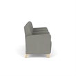 Lesro Ravenna Lounge Reception 3 Seat Tandem Seating in Gray