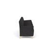 Lesro Ravenna Lounge Reception 4 Seat Tandem Seating in Black