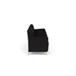 Lesro Ravenna Lounge Reception 4 Seat Tandem Seating in Black