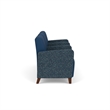 Lesro Ravenna Lounge Reception 3 Seat Tandem Seating in Blue