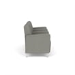 Lesro Ravenna Lounge Reception 3 Seat Tandem Seating in Gray