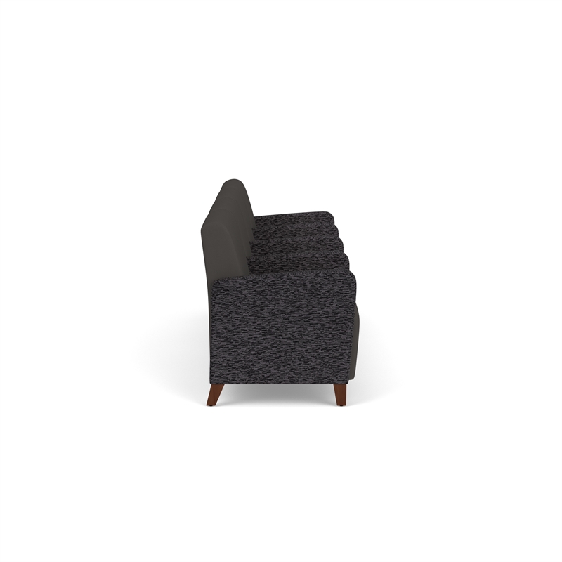 Lesro Ravenna Lounge Reception 4 Seat Tandem Seating in Gray