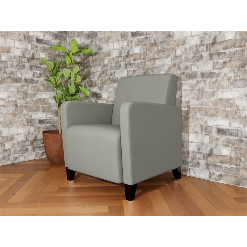 Lesro Ravenna Lounge Reception Guest Chair in Gray