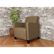 Lesro Ravenna Lounge Reception Guest Chair in Brown