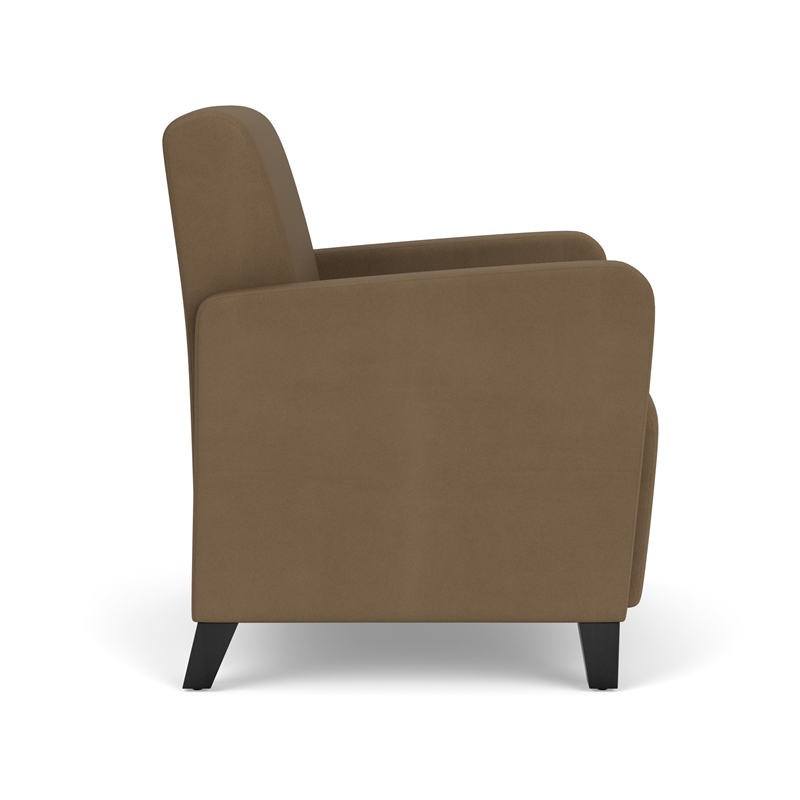 Lesro Ravenna Lounge Reception Guest Chair in Brown
