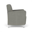 Lesro Ravenna Lounge Reception Guest Chair in Gray