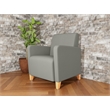 Lesro Ravenna Lounge Reception Guest Chair in Gray