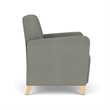 Lesro Ravenna Lounge Reception Guest Chair in Gray