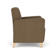 Lesro Ravenna Lounge Reception Guest Chair in Brown