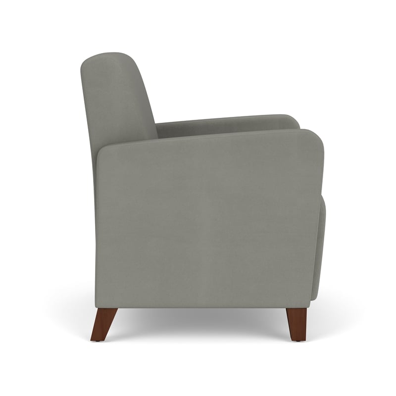 Lesro Ravenna Lounge Reception Guest Chair in Gray