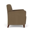 Lesro Ravenna Lounge Reception Guest Chair in Brown