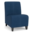 Lesro Ravenna Lounge Reception Armless Guest Chair in Blue