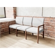 Lesro Brooklyn Waiting Reception 3 Seat Tandem Seating No Center Arms in Gray