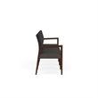 Lesro Brooklyn Waiting Reception 4 Seat Tandem Seating No Center Arms in Gray