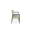 Lesro Brooklyn Waiting Reception 4 Seat Tandem Seating No Center Arms in Beige