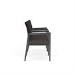 Lesro Brooklyn Waiting Reception 3 Seat Tandem Seating Wood Frame in Gray