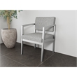 Lesro Industries Steel Waiting Reception Guest Chair Steel Frame in Gray