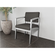 Lesro Industries Steel Waiting Reception Guest Chair Steel Frame in Gray