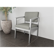 Lesro Industries Steel Waiting Reception Guest Chair Steel Frame in Gray