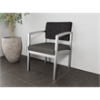 Lesro Industries Steel Waiting Reception Guest Chair Steel Frame in Gray