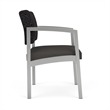Lesro Industries Steel Waiting Reception Guest Chair Steel Frame in Gray