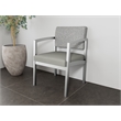 Lesro Industries Steel Waiting Reception Guest Chair Steel Frame in Gray