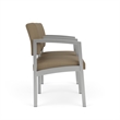 Lesro Industries Steel Waiting Reception 2 Seat Tandem Seating in Brown