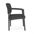 Lesro Industries Steel Waiting Reception Guest Chair Steel Frame in Gray