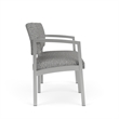 Lesro Industries Steel Waiting Reception 2 Seat Sofa Steel Frame in Gray